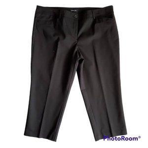 Dalia Black Capris Pants Size 18